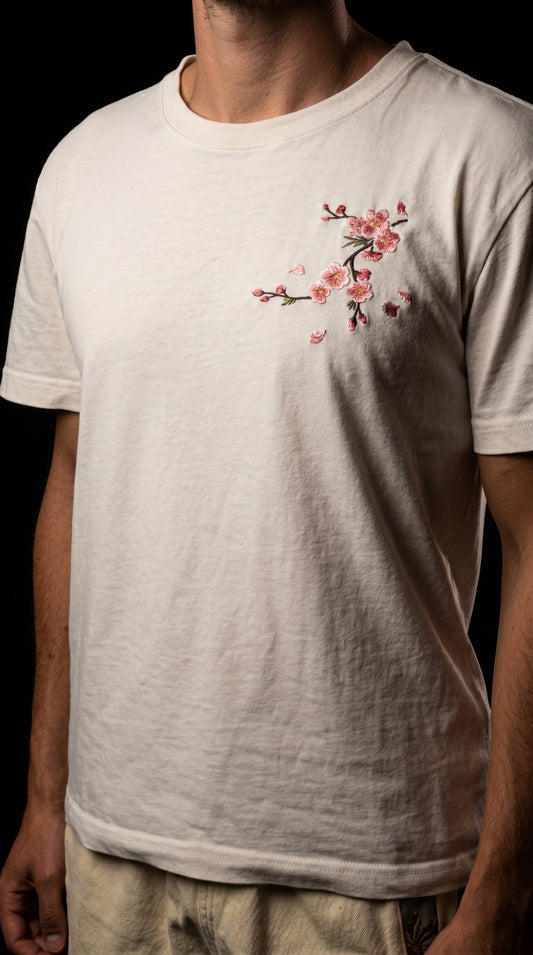 Embroidery - T-shirt "Sakura"