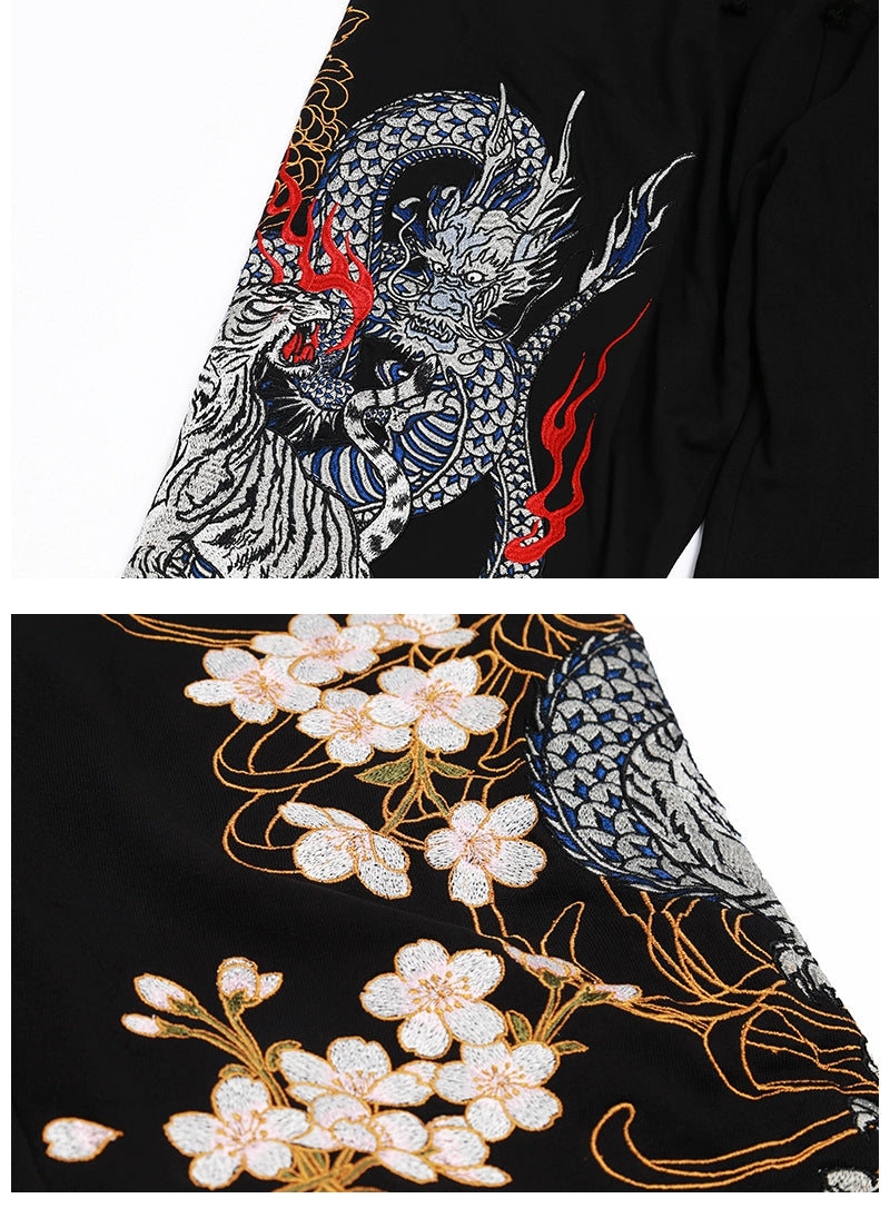 Embroidery - Yokosuka Style Trousers "Ryū with Tora"