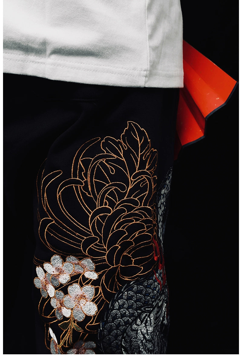 Embroidery - Yokosuka Style Trousers "Ryū with Tora"