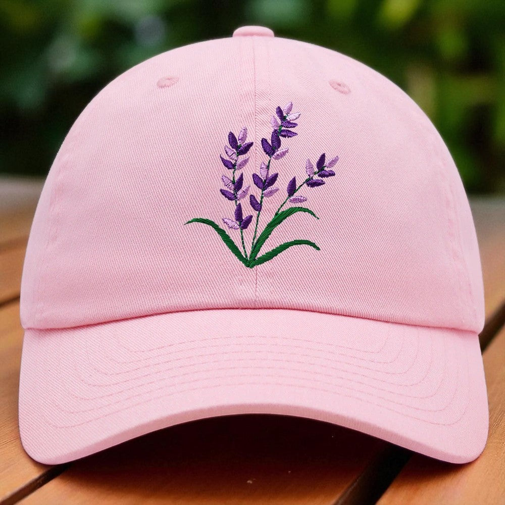 Embroidery - Casual Cap "Lavender"