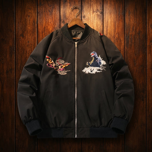 Embroidery - Bomber Jacket "Hornet and Godzilla"