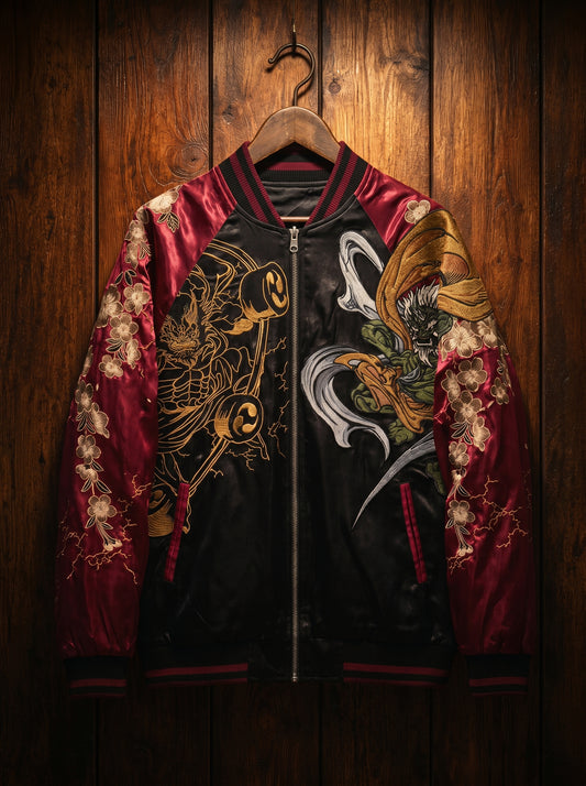 Embroidery - Sukajan Jacket "Raijin"