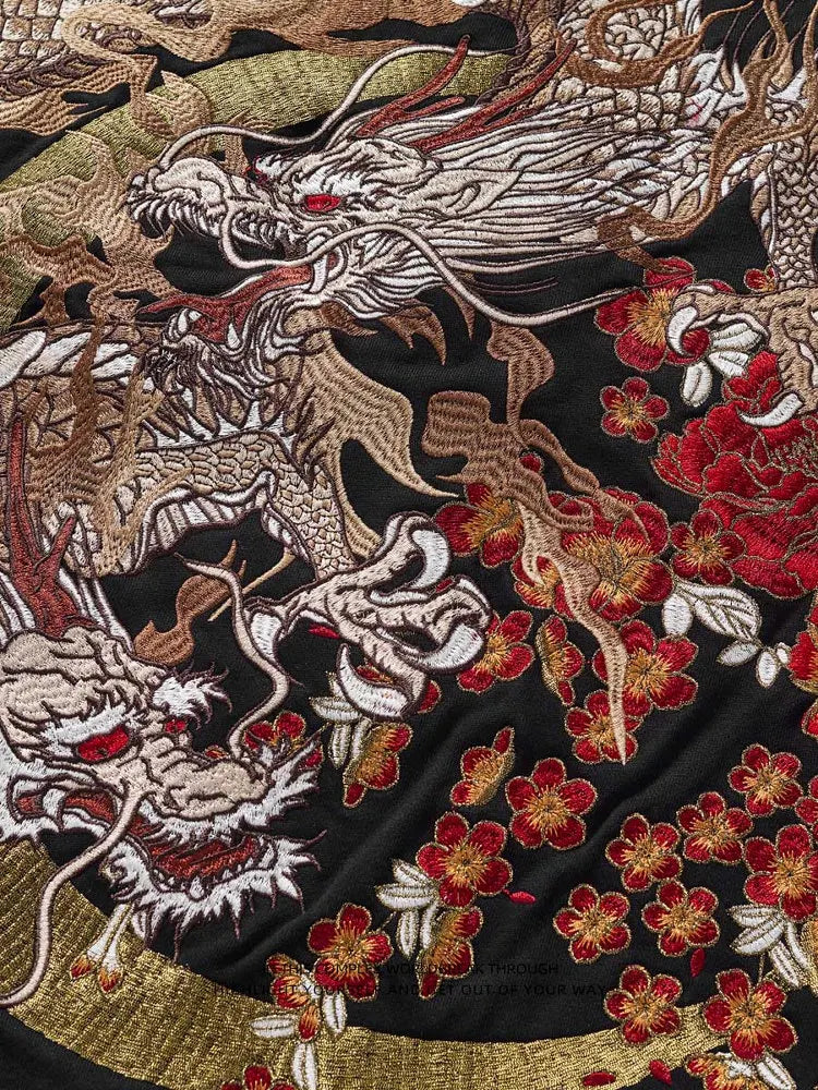 Embroidery - Yokosuka Style Zip-Up Hoodie "Mizuchi"