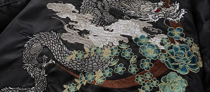 Embroidery - Yokosuka Style Jacket "Kuraokami"