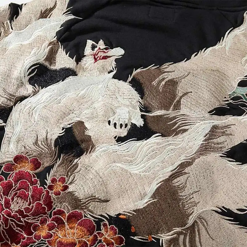 Embroidery -  Yokosuka Style Hoodie "Kitsune"