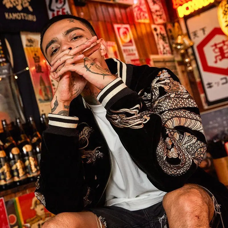 Embroidery - Yokosuka Style Jacket "Zennyo Ryūō"