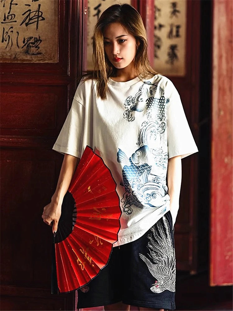 Embroidery - Yokosuka Style T-Shirt "Koi"