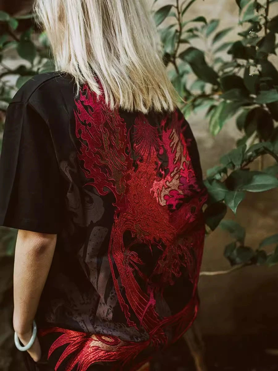 Embroidery - Yokosuka Style T-Shirt "Phoenix"