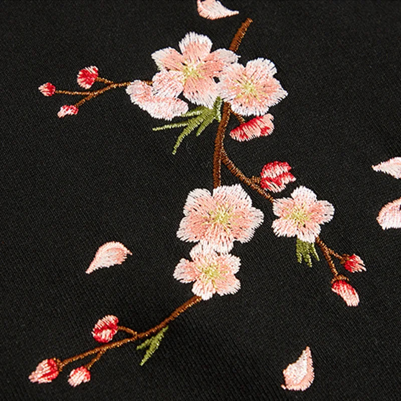 Embroidery - Yokosuka Style Sweatshirt "Sakura Branch"
