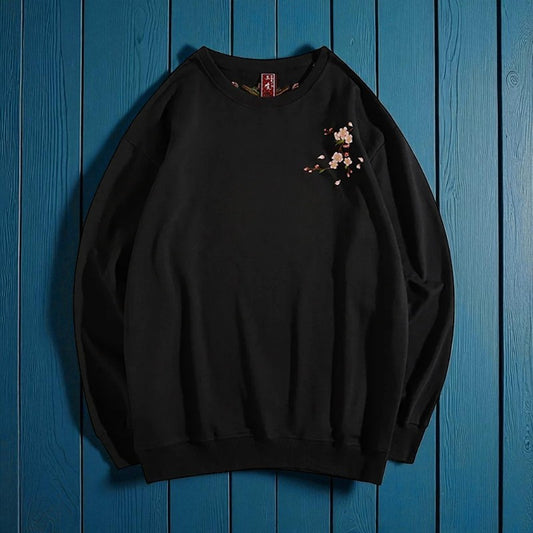 Embroidery - Yokosuka Style Sweatshirt "Sakura Branch"