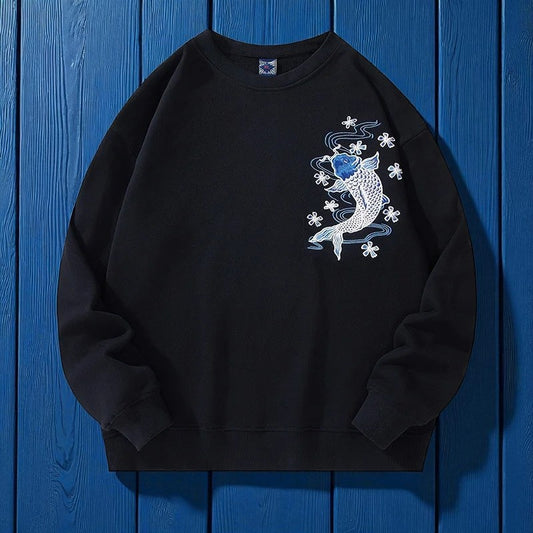 Embroidery - Sweatshirt "Koi Fish"