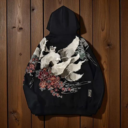 Embroidery -  Yokosuka Style Hoodie "Kitsune"