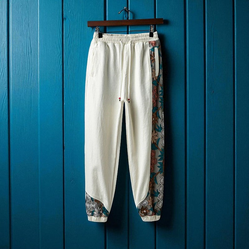 Embroidery - Casual Pants "Spring Garden"