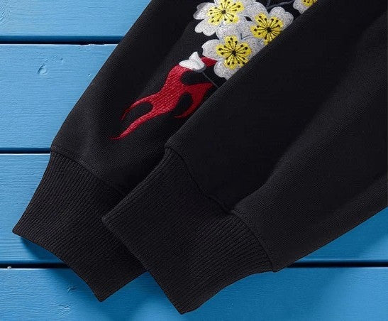 Embroidery - Embroidered Hoodie "Ryū"