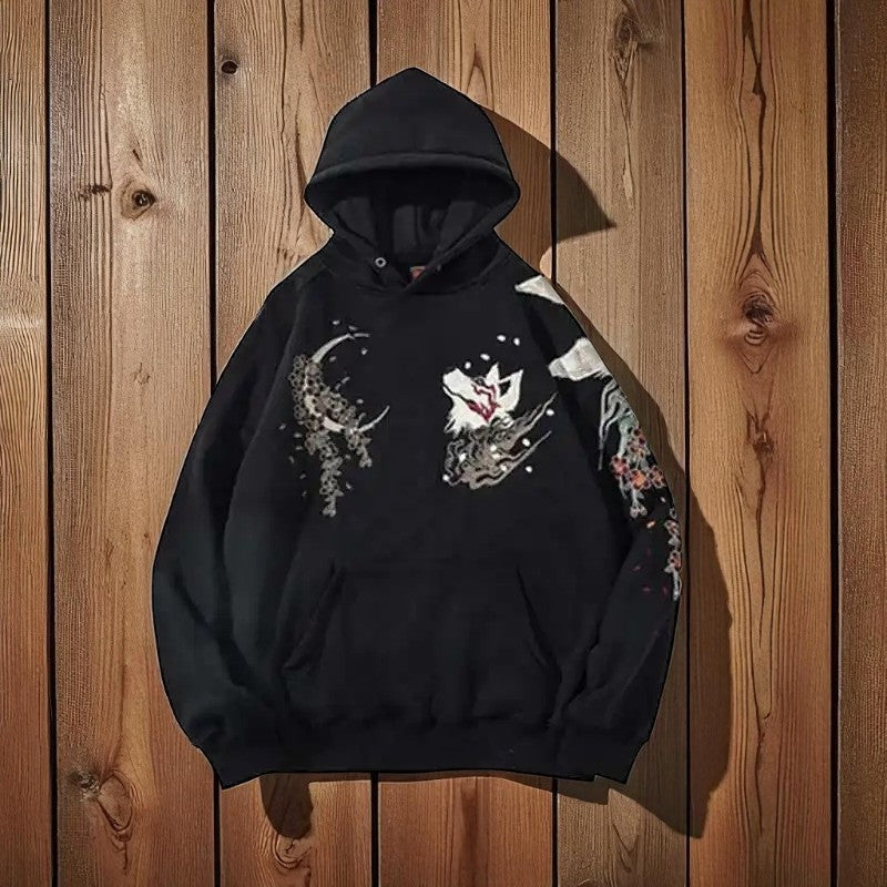 Embroidery -  Yokosuka Style Hoodie "Kitsune"