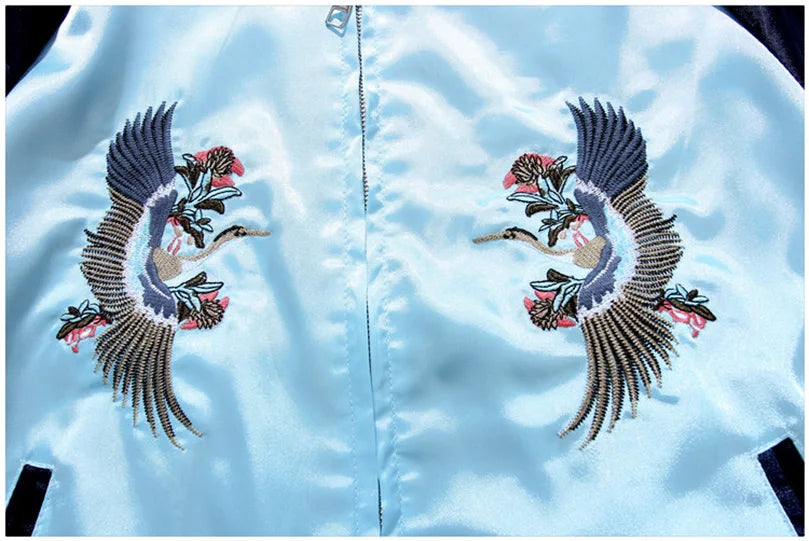 Embroidery - Reversible Sukajan Jacket "Japan"