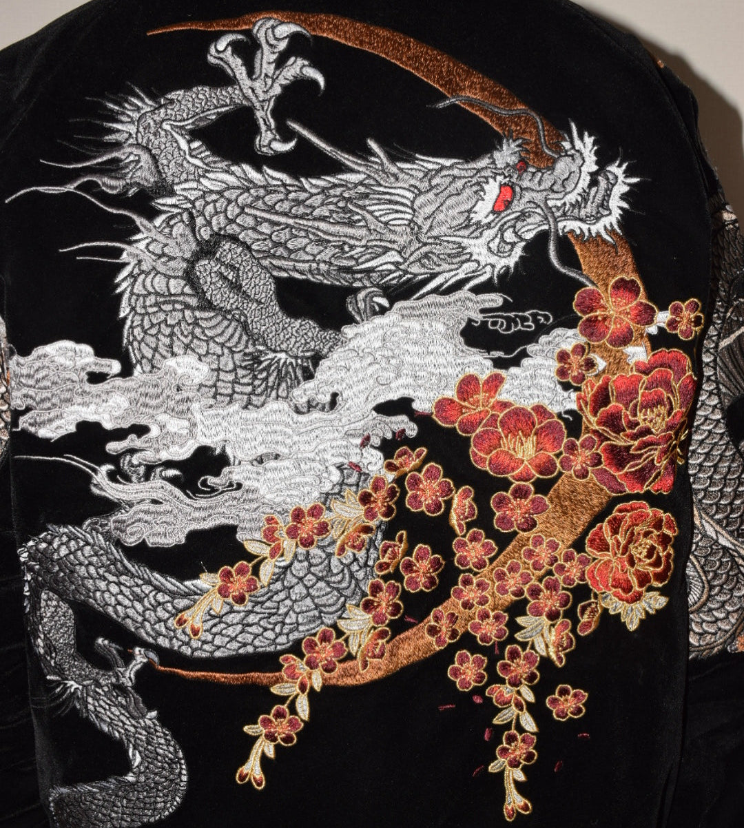 Embroidery - Velour Sukajan Jacket "Watatsumi"