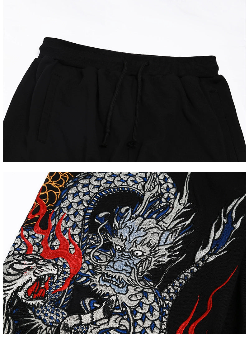Embroidery - Yokosuka Style Trousers "Ryū with Tora"