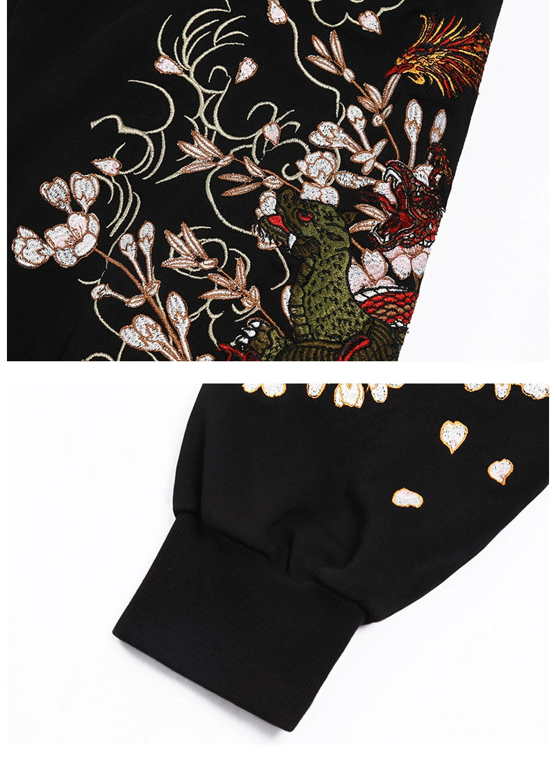 Embroidery - Yokosuka Style Trousers "Ryū with Tora"