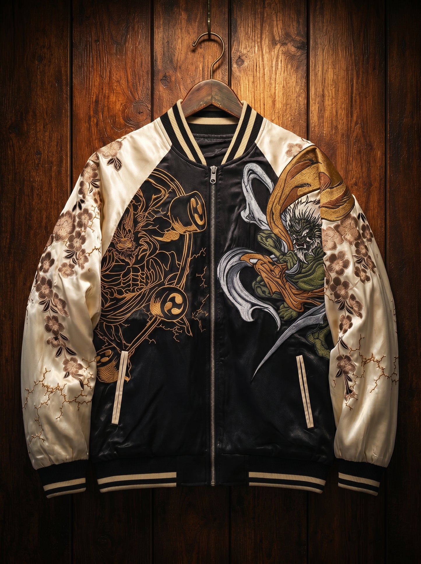 Embroidery - Sukajan Jacket "Raijin"