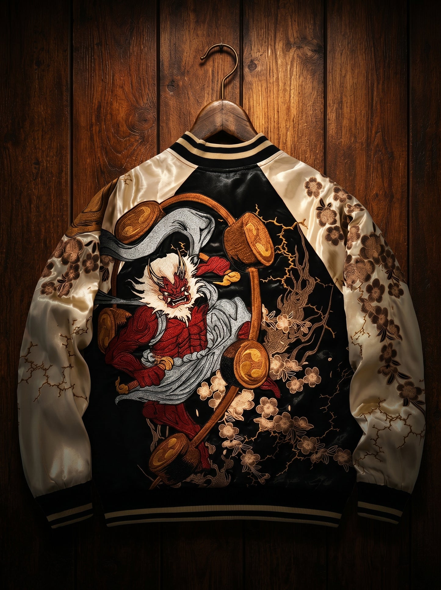 Embroidery - Sukajan Jacket "Raijin"
