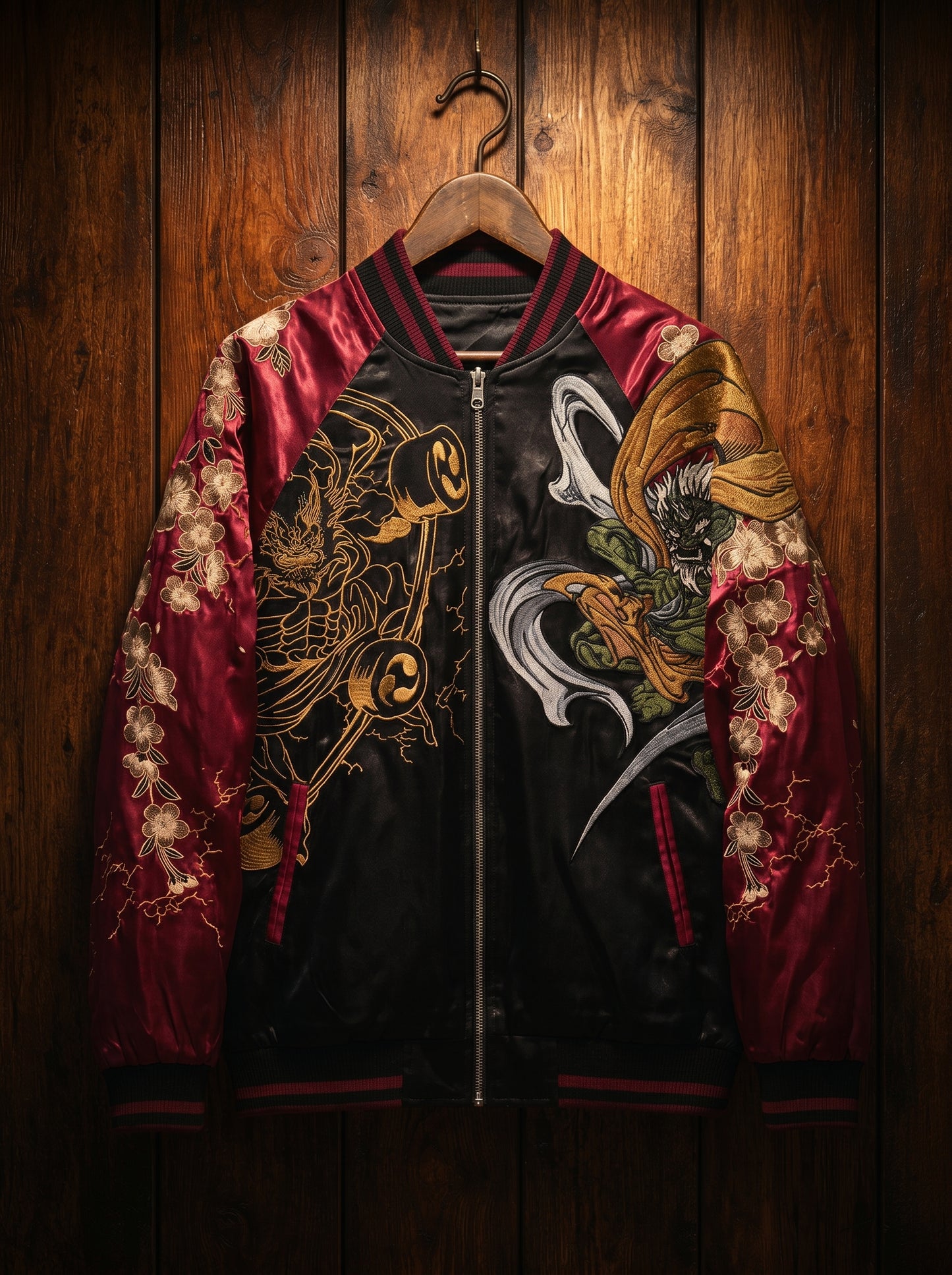 Embroidery - Sukajan Jacket "Raijin"