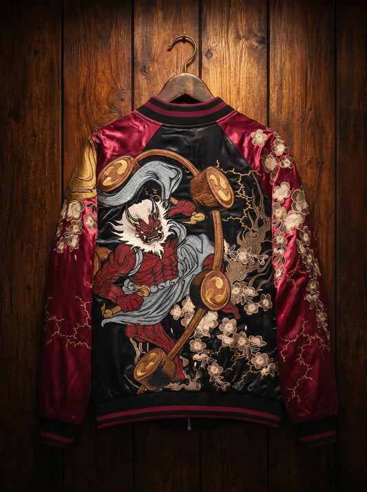 Embroidery - Sukajan Jacket "Raijin"