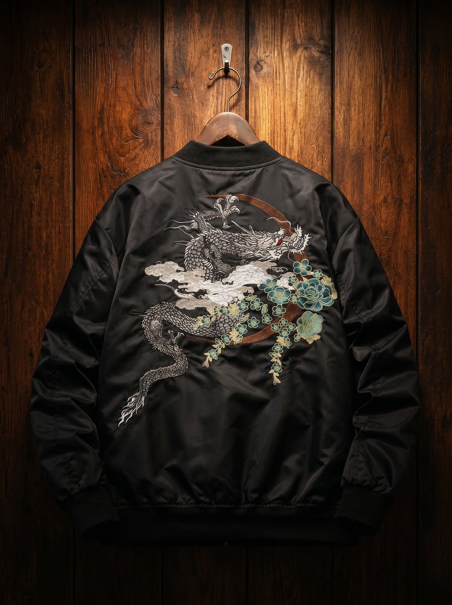 Embroidery - Bomber Jacket "Watatsumi"