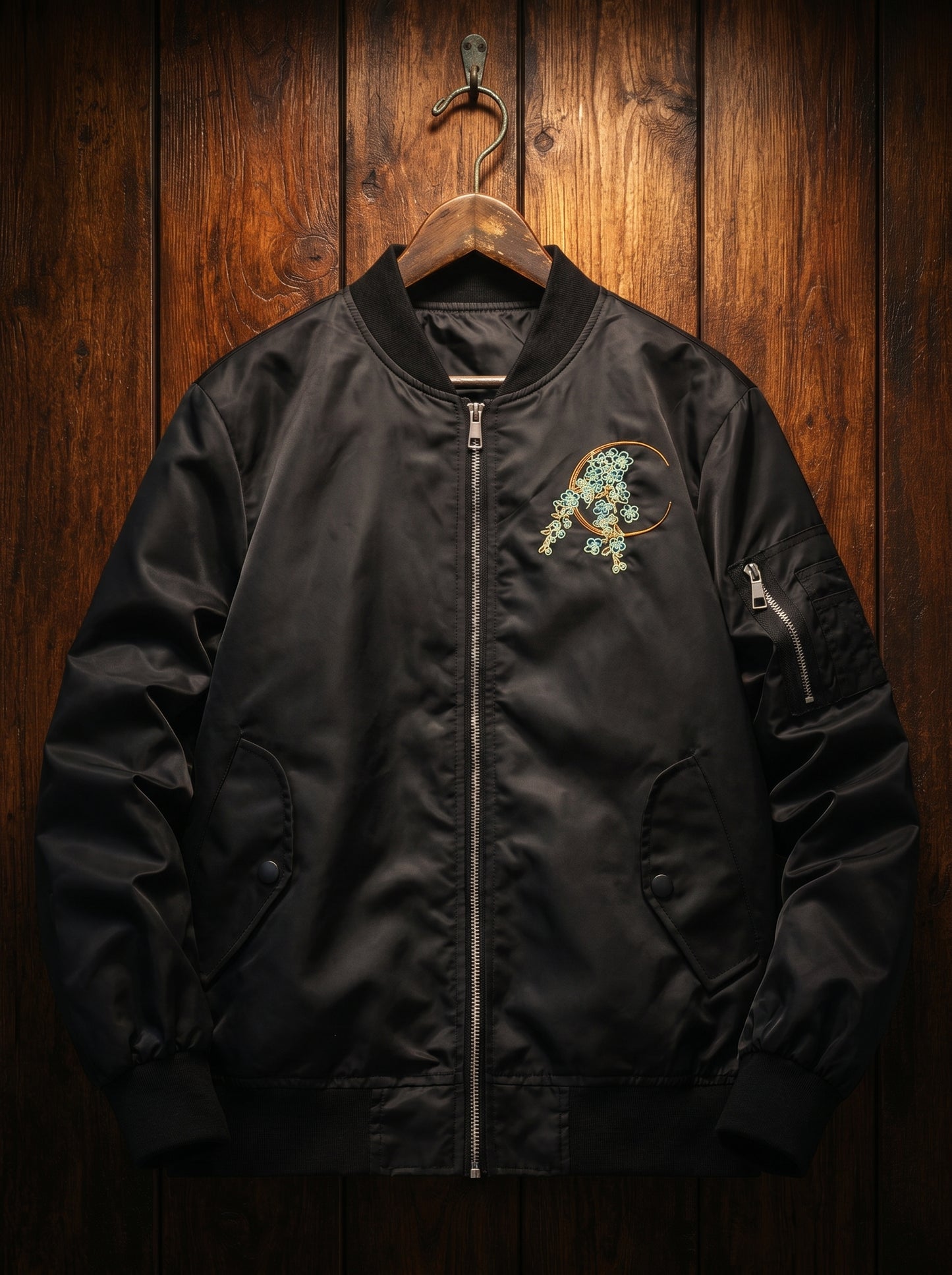 Embroidery - Bomber Jacket "Watatsumi"