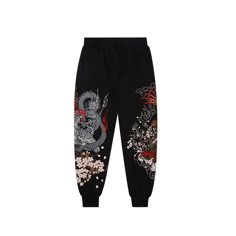 Embroidery - Yokosuka Style Trousers "Ryū with Tora"