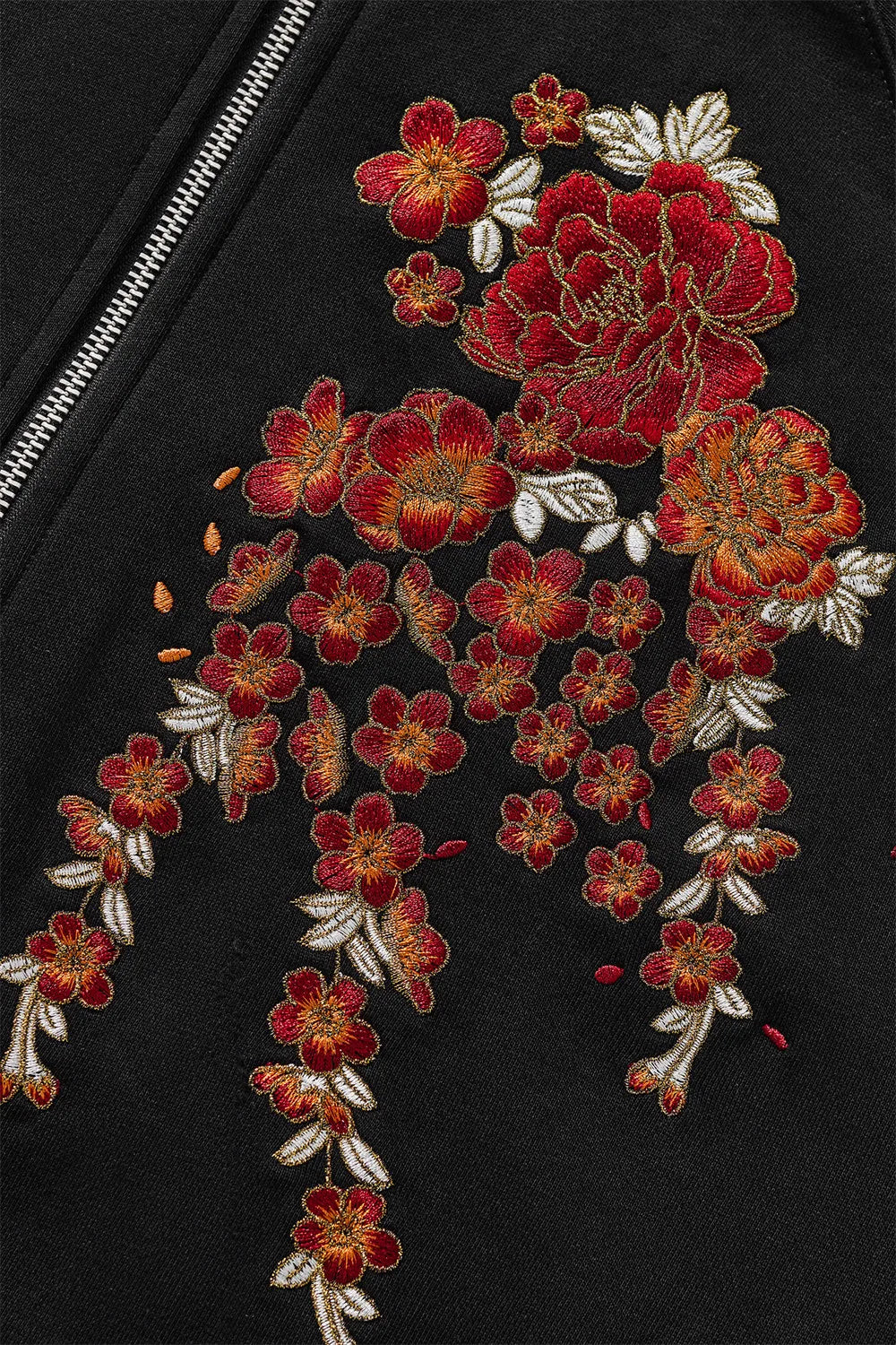 Embroidery - Zipper Hoodie "Watatsumi"