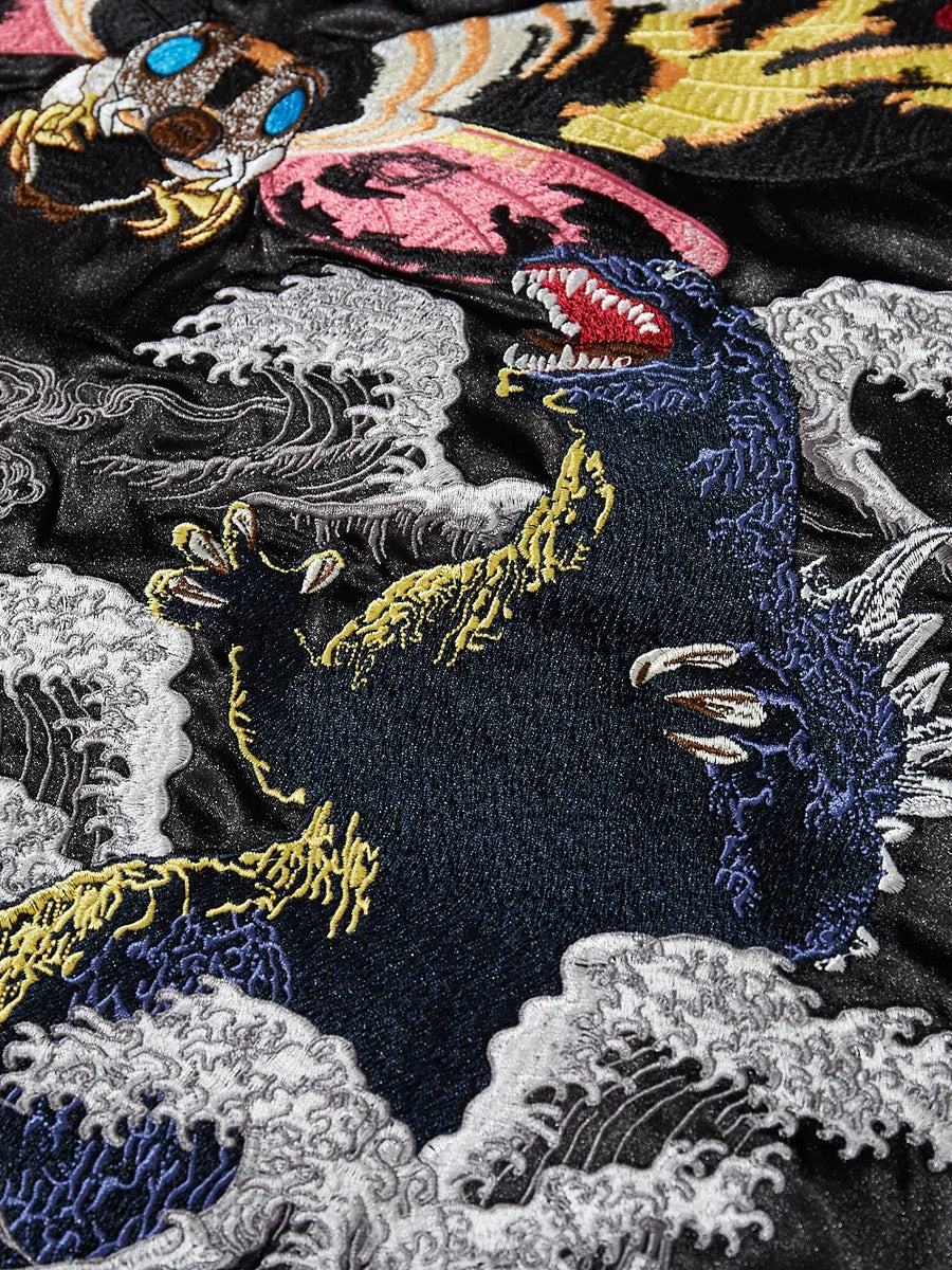 Embroidery - Yokosuka Style Jacket "Hornet and Godzilla"