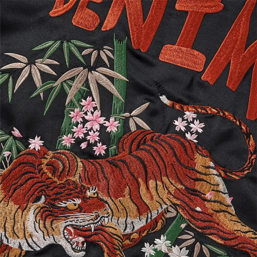 Embroidery - Yokosuka Style Jacket "Crouching Tiger"