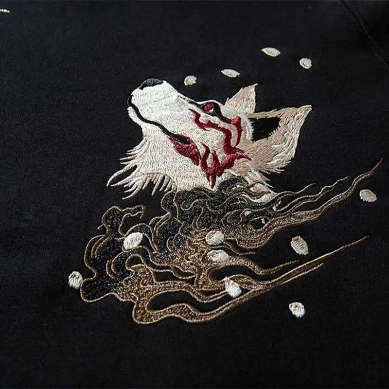 Embroidery -  Yokosuka Style Hoodie "Kitsune"