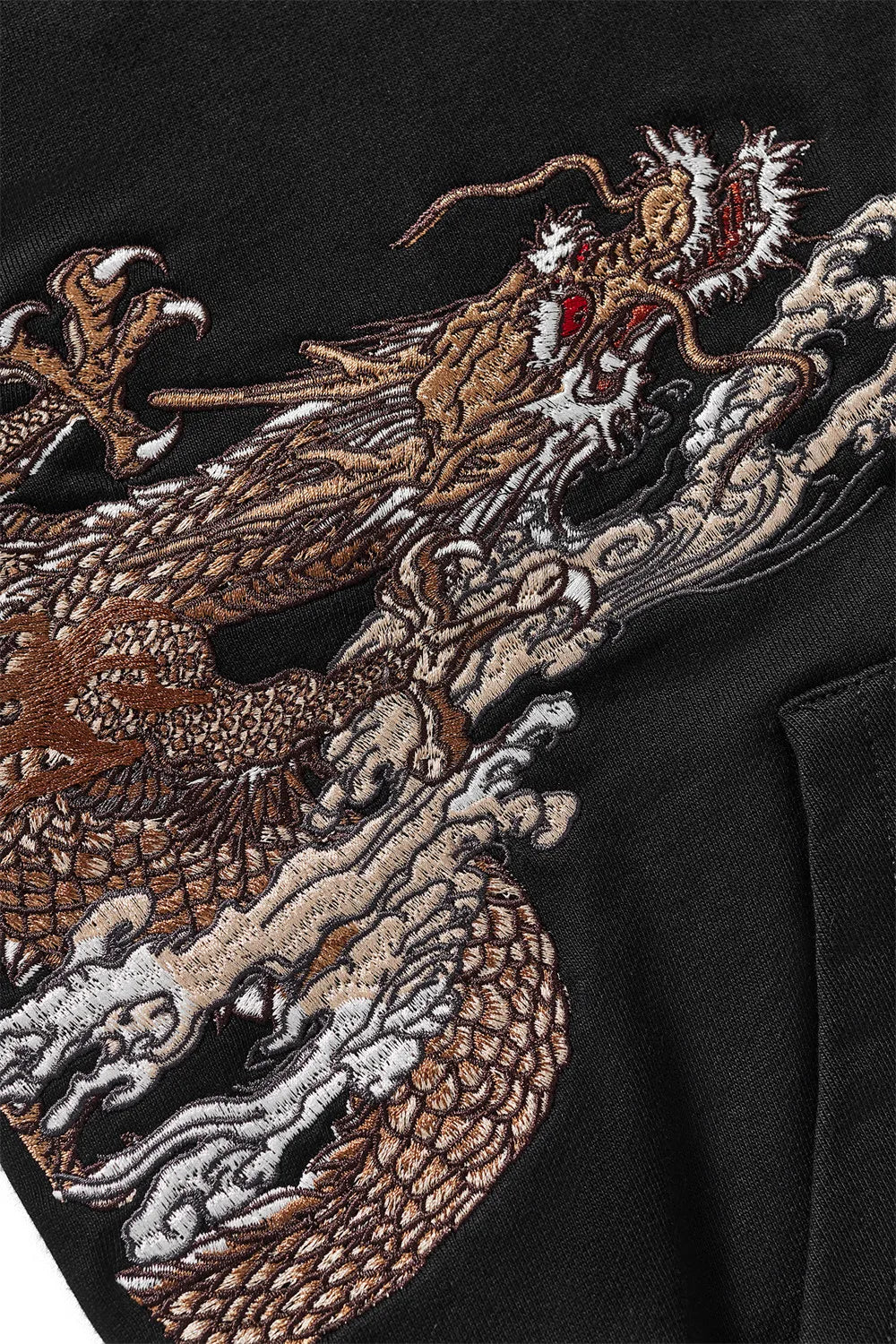 Embroidery - Zipper Hoodie "Watatsumi"