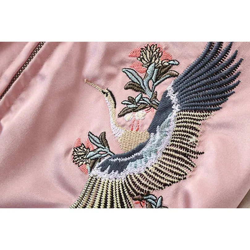 Embroidery - Reversible Yokosuka Style Jacket "CrouchingTiger"