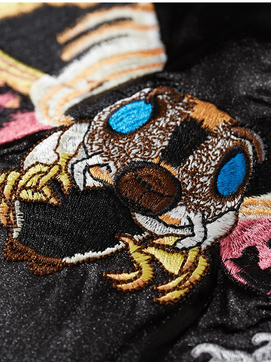 Embroidery - Sukajan Jacket "Hornet and Godzilla"