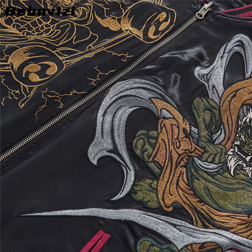 Embroidery - Sukajan Jacket "Raijin"