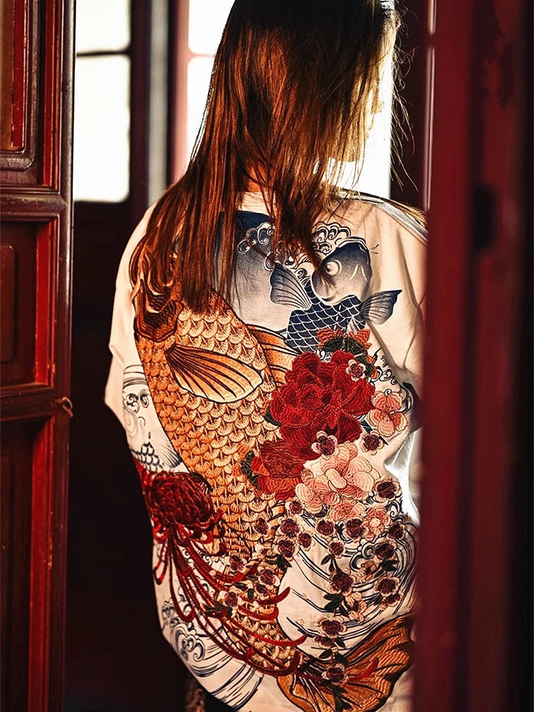 Embroidery - Yokosuka Style T-Shirt "Koi"