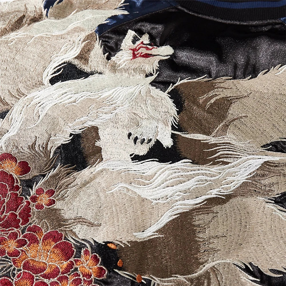 Embroidery - Yokosuka Style Jacket "Kitsuna"