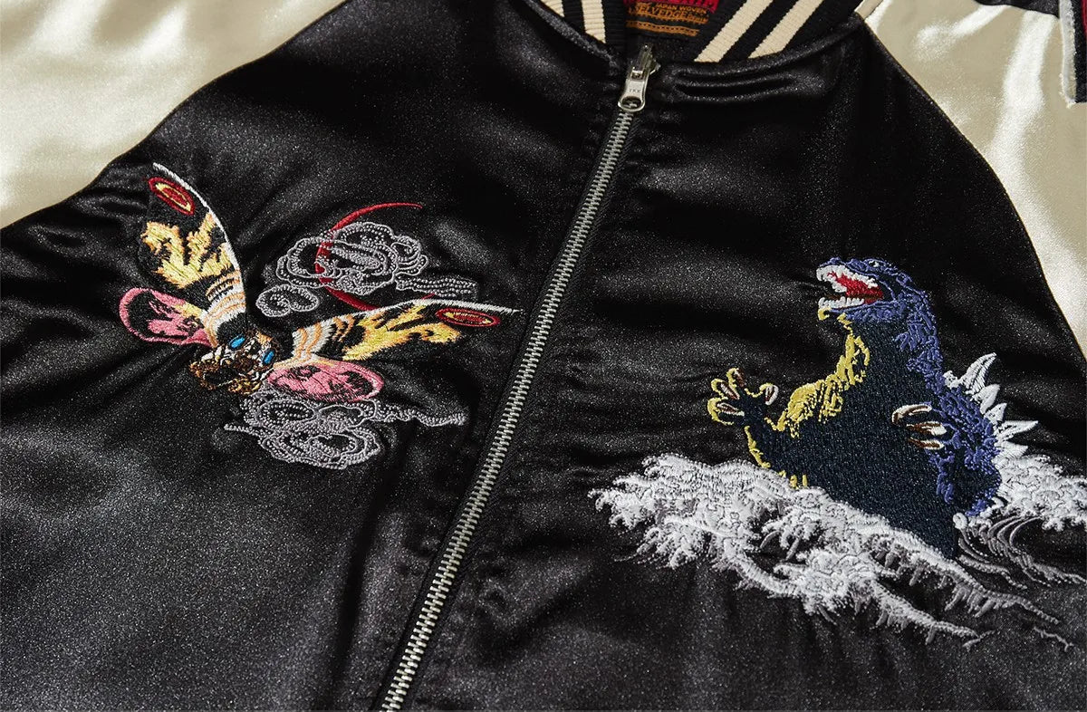 Embroidery - Yokosuka Style Jacket "Hornet and Godzilla"