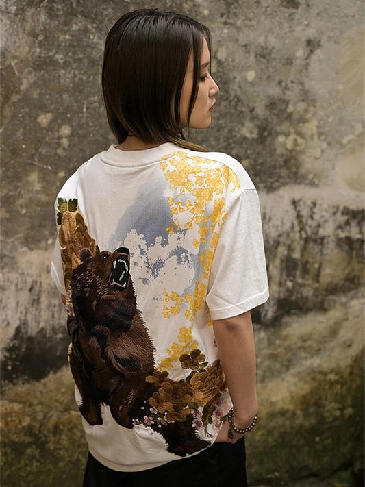 Embroidery - Yokosuka Style T-Shirt "Bear"