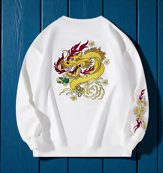 Embroidery - Embroidered Hoodie "Ryū"