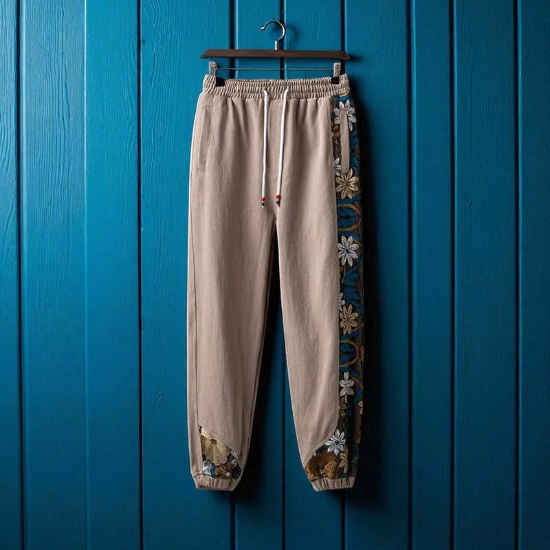 Embroidery - Casual Pants "Spring Garden"