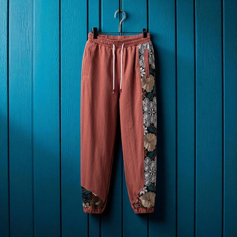 Embroidery - Casual Pants "Spring Garden"