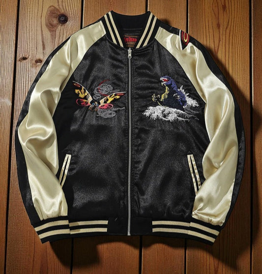 Embroidery - Yokosuka Style Jacket "Hornet and Godzilla"