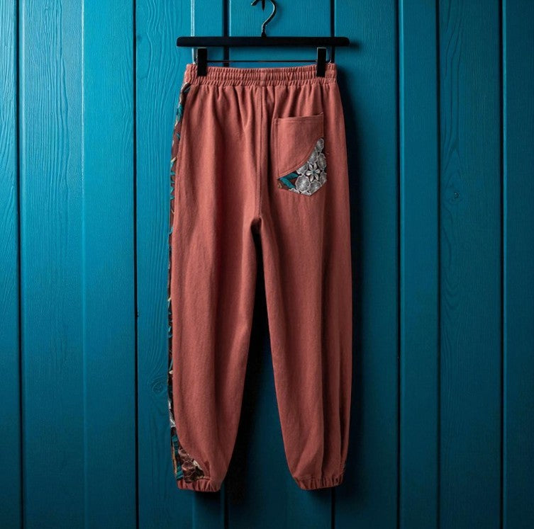 Embroidery - Casual Pants "Spring Garden"