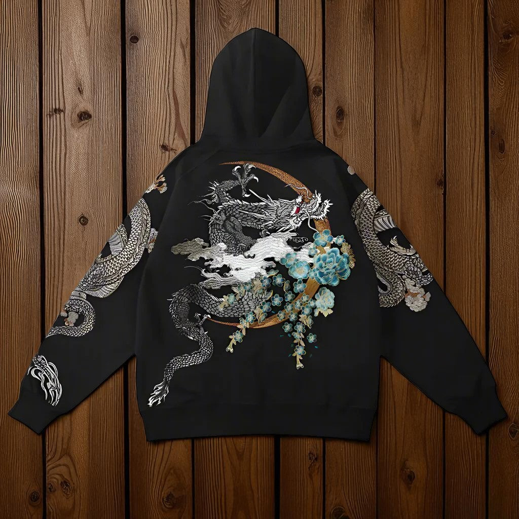 Embroidery - Yokosuka Style Hoodie "Kuraokami"